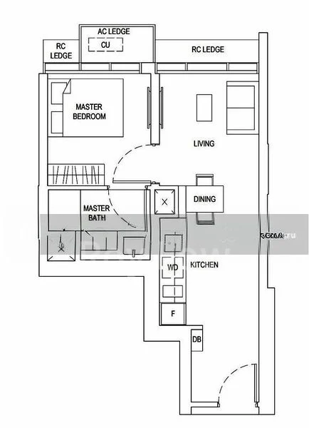 1 Bed Condo for Rent in  Newport Residences / Newport Tower - Image 13