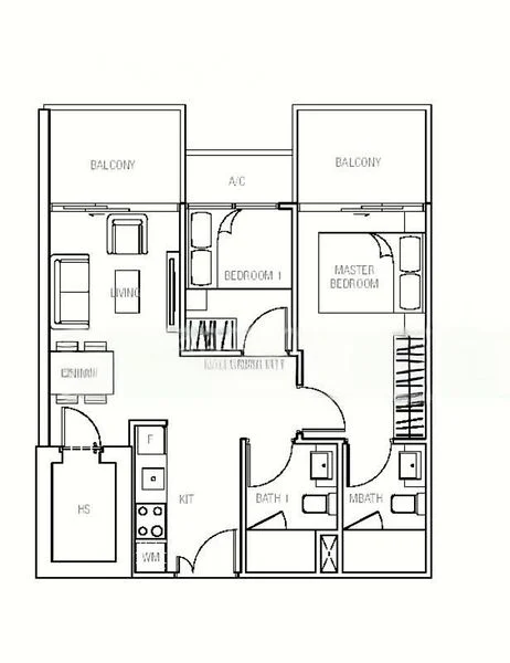 2 Bed Condo for Rent in  The Midtown - Image 7