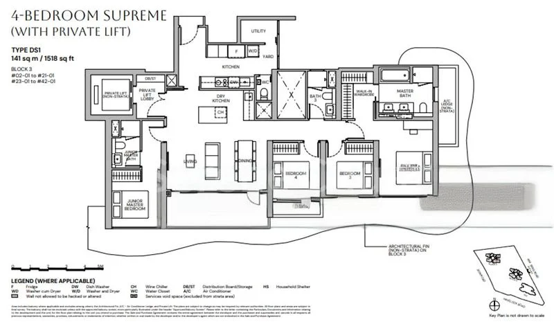 4 Bed Condo for Sale in  Zyon Grand - Image 19