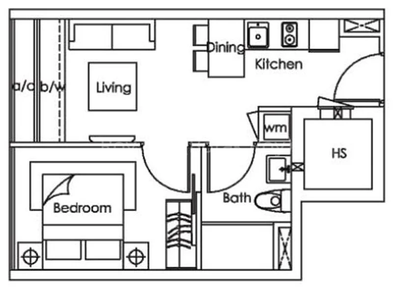 1 Bed Condo for Sale in  Vibes @ Kovan - Image 8