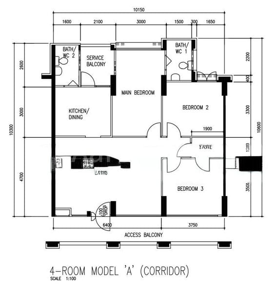 4 Room (4A) HDB for Sale in  710 Tampines Street 71 - Image 13