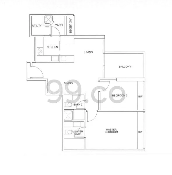 2 Bed Condo for Sale in  Centro Residences - Image 11