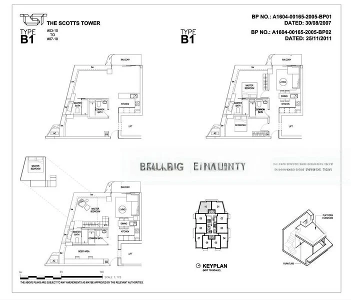 2 Bed Condo for Rent in  The Scotts Tower - Image 13