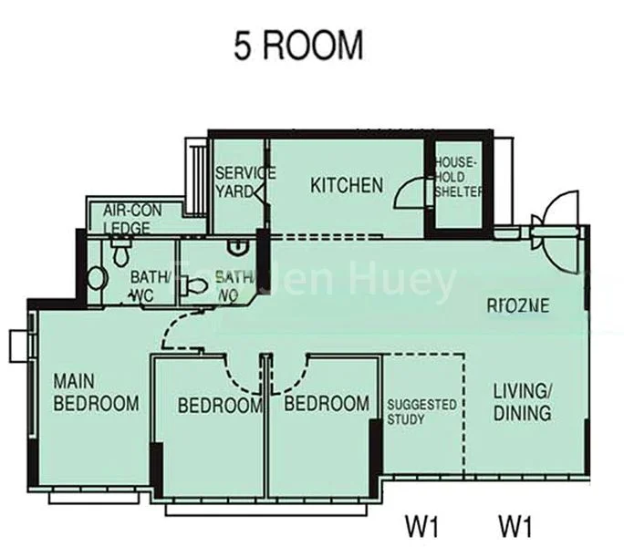 5 Room (5I) HDB for Sale in  439A Bukit Batok West Avenue 8 - Image 9