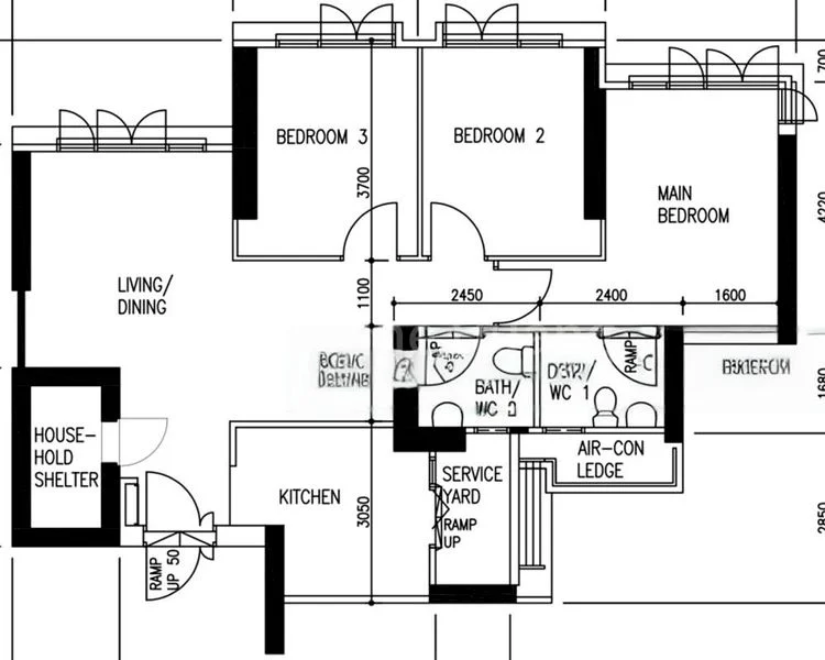 4 Room (4A) HDB for Sale in  312B Clementi Avenue 4 - Image 9