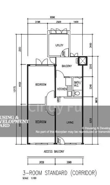 3 Room (3S) HDB for Sale in  20 Balam Road - Image 5