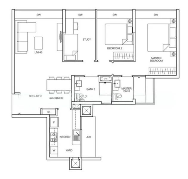 2 Bed Condo for Rent in  Caspian - Image 6