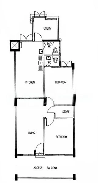 3 Room (3NG) HDB for Sale in 208 Ang Mo Kio Avenue 1 - Image 20