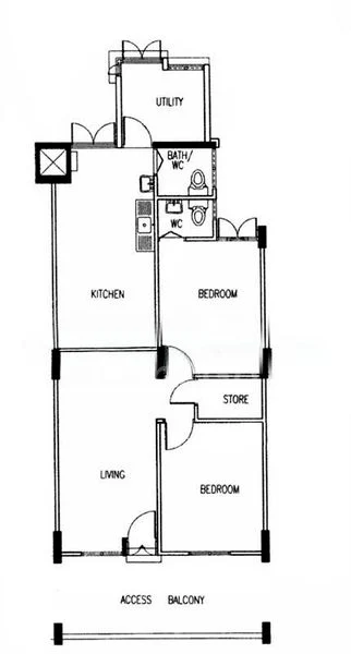 3 Room (3NG) HDB for Sale in 208 Ang Mo Kio Avenue 1 - Image 19