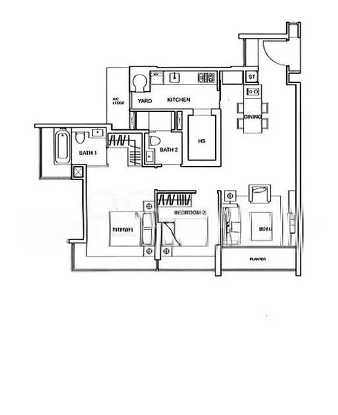 2 Bed Condo for Rent in  One Amber - Image 9