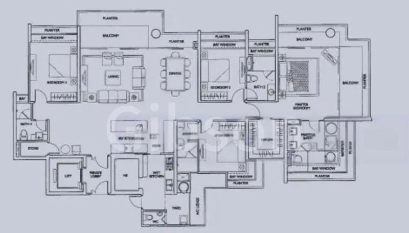 4 Bed Apartment (Condo) for Rent in Cityvista Residences - Image 12