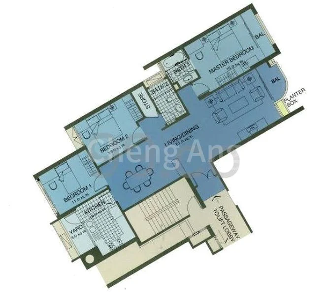 3 Bed Apartment (Condo) for Rent in  Ritz Mansion - Image 13