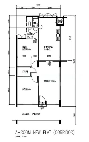 3 Room (3NG) HDB for Sale in  418 Bedok North Avenue 2 - Image 10