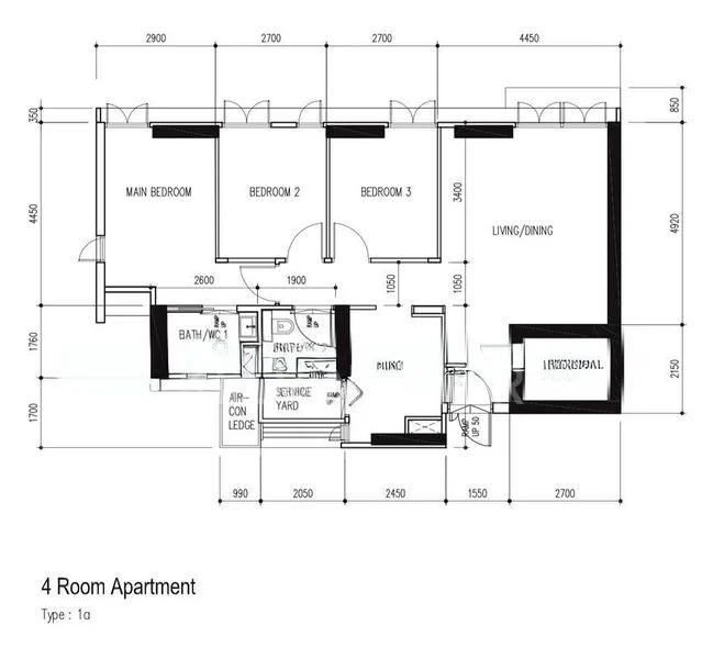 4 Room (4A) HDB for Sale in  90 Dawson Road - Image 12