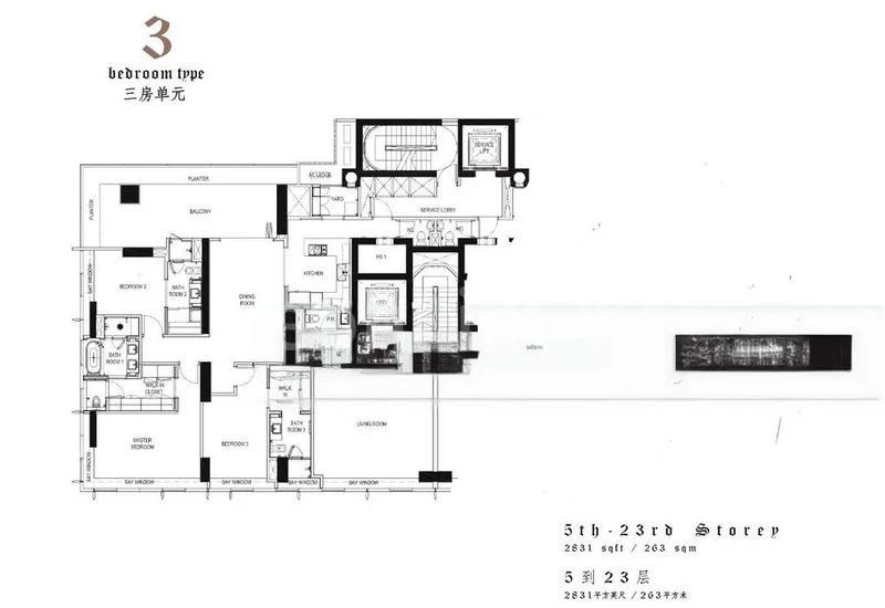 3 Bed Condo for Rent in  The Ritz-Carlton Residences Singapore, Cairnhill - Image 7