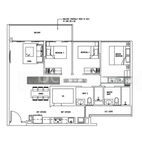 3 Bed Executive Condo for Rent in  Forestville - Image 11