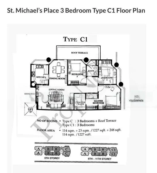 3 Bed Condo for Rent in  St. Michael's Place - Image 17