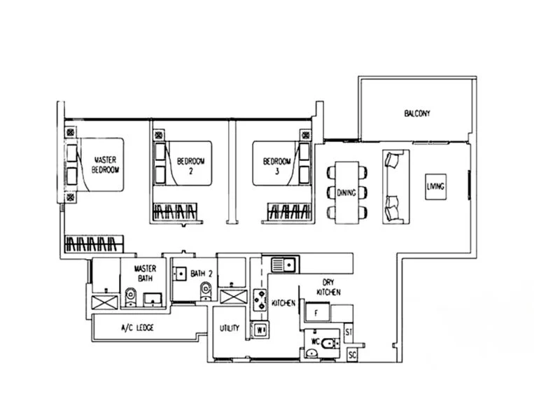 3 Bed Executive Condo for Sale in  Twin Waterfalls - Image 6