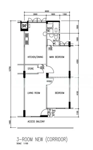 3 Room (3NG) HDB for Sale in  118 Potong Pasir Avenue 1 - Image 12