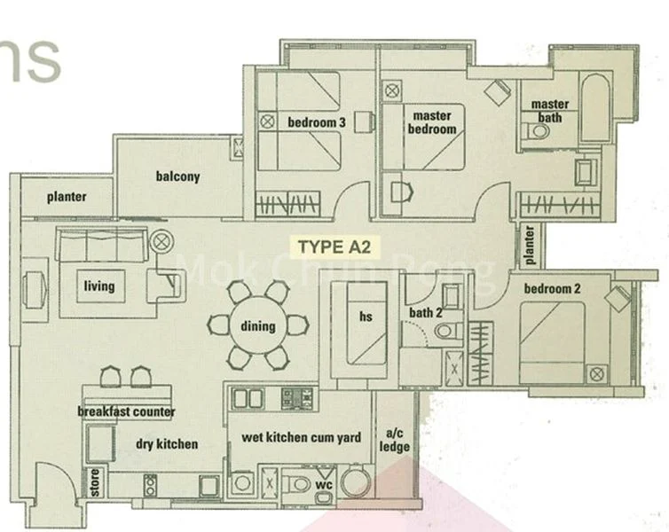 3 Bed Condo for Rent in  De Royale - Image 14