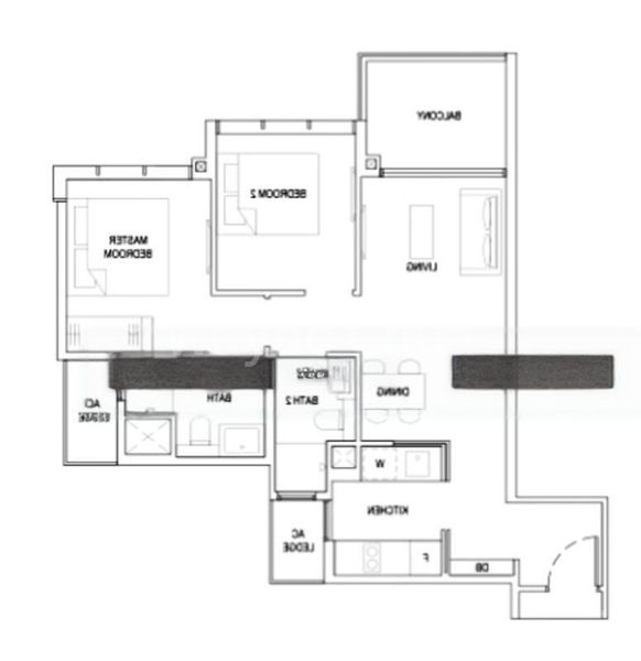 2 Bed Condo for Rent in  The Florence Residences - Image 6