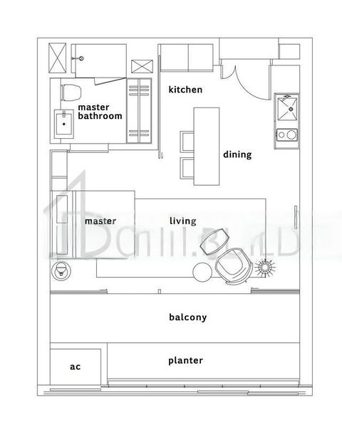 1 Bed Condo for Sale in  OUE Twin Peaks - Image 11