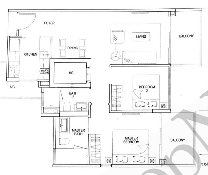 2 Bed Apartment (Condo) for Sale in  Nin Residence - Image 8