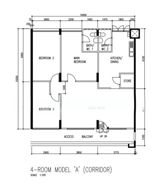 4 Room (4A) HDB for Sale in  322 Yishun Central - Image 19