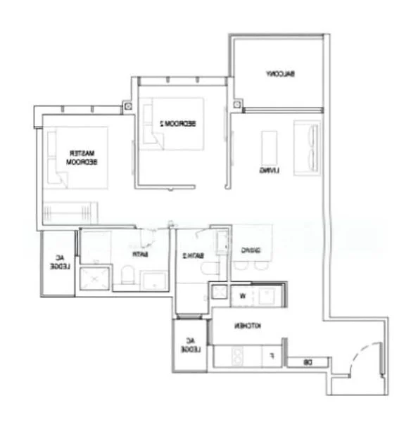 2 Bed Condo for Rent in  The Florence Residences - Image 13