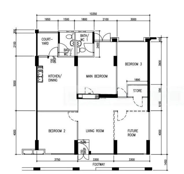 4 Room (4A) HDB for Sale in  559 Pasir Ris Street 51 - Image 8