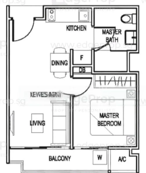 1 Bed Apartment (Condo) for Rent in Space @ Kovan - Image 6