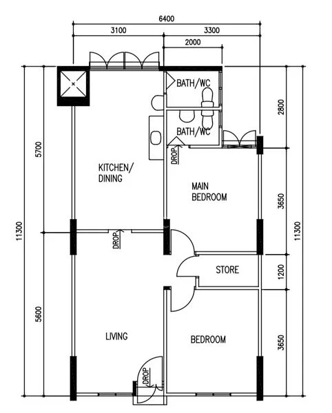 3 Room (3NG) HDB for Sale in  104 Bedok North Avenue 4 - Image 16