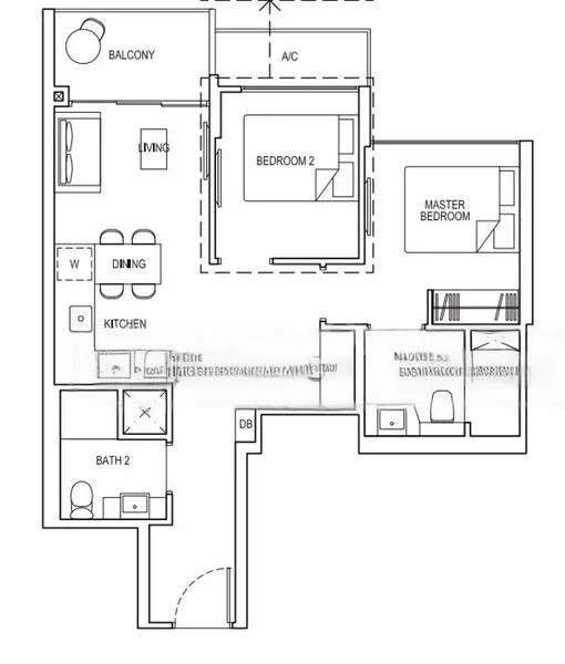 2 Bed Condo for Rent in  Grandeur Park Residences - Image 8