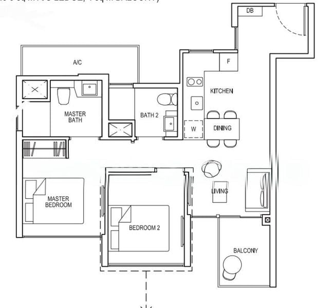 2 Bed Condo for Rent in  Grandeur Park Residences - Image 7