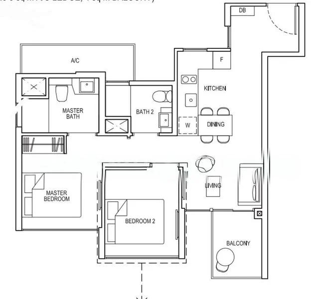 2 Bed Condo for Rent in  Grandeur Park Residences - Image 6