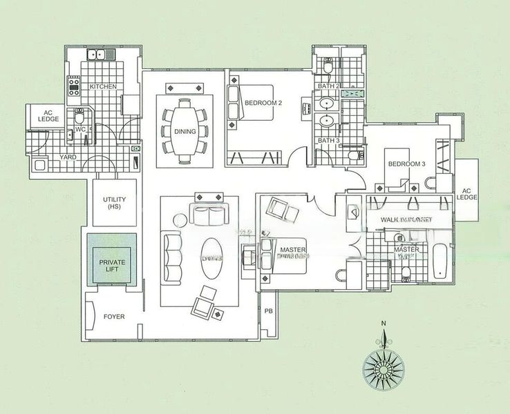 3 Bed Apartment (Condo) for Rent in Goodwood Gardens - Image 13