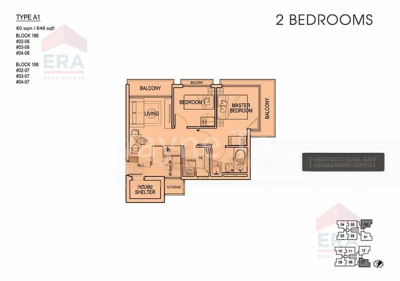 2 Bed Apartment (Condo) for Rent in  One Eighties Residences - Image 9