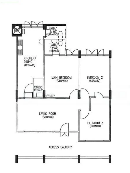 4 Room (4S) HDB for Sale in 218 Petir Road - Image 11