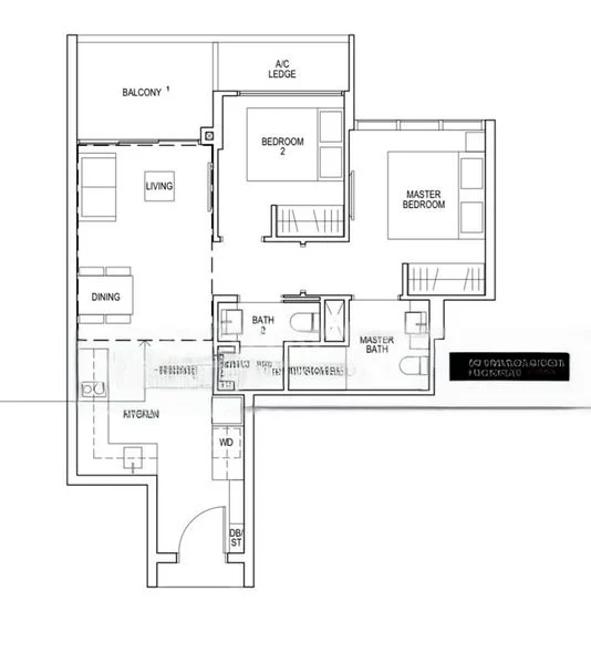 2 Bed Condo for Rent in Riverfront Residences - Image 13