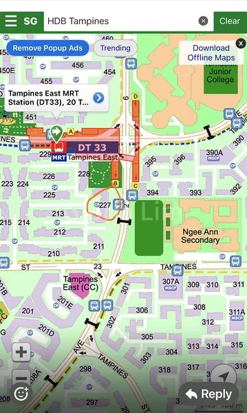 Common Room (HDB) for Rent in  227 Tampines Street 23 - Image 1