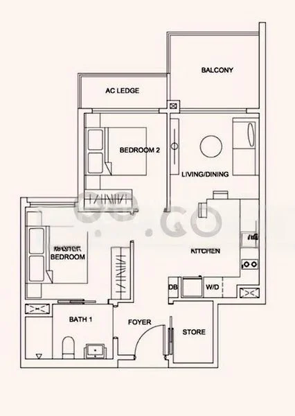 2+1 Bed Condo for Rent in  Urban Treasures - Image 12