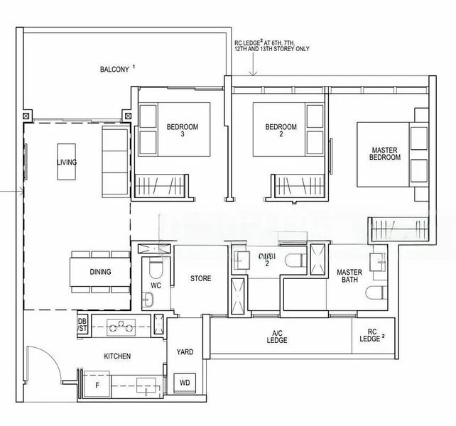 3 Bed Condo for Rent in  Riverfront Residences - Image 18