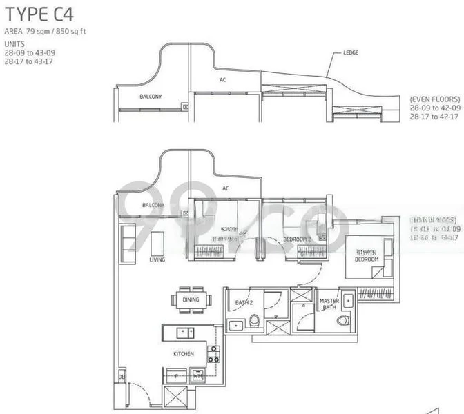 3 Bed Condo for Rent in  Queens Peak - Image 9