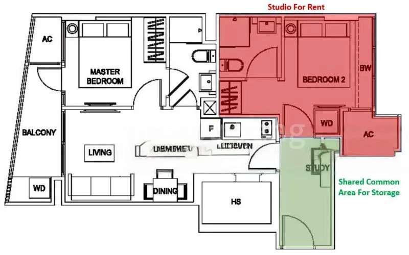 Room (Condo) for Rent in  Cassia Edge - Image 6
