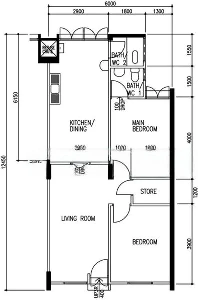 3 Room (3NG) HDB for Rent in  108 Bedok North Road - Image 8