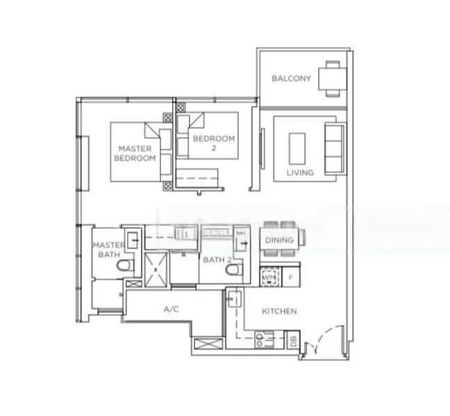 2 Bed Condo for Sale in  3 Cuscaden - Image 13