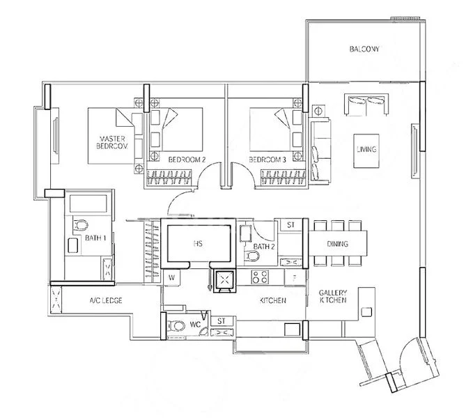 3 Bed Condo for Sale in  The Vermont On Cairnhill - Image 13