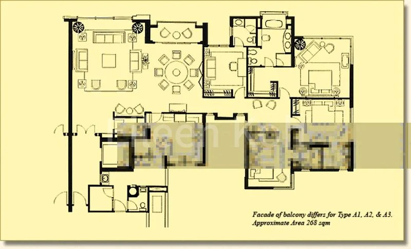 4 Bed Condo for Rent in  Ardmore Park - Image 20