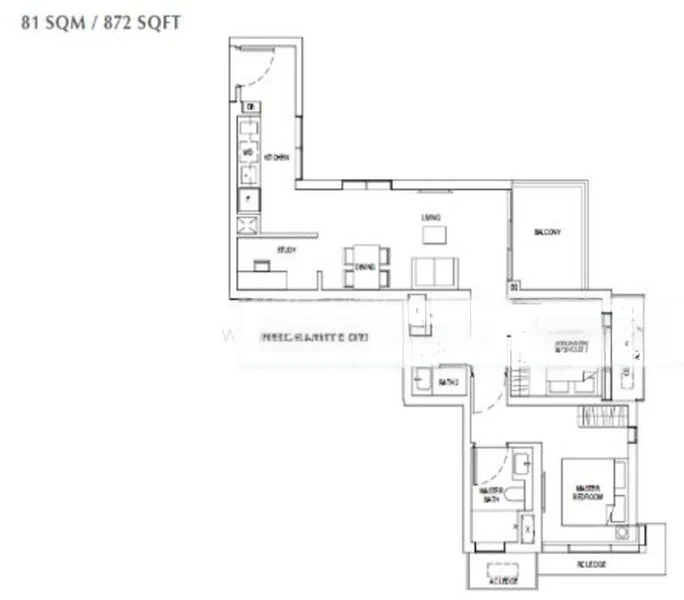 2 Bed Condo for Rent in  Newport Residences / Newport Tower - Image 13