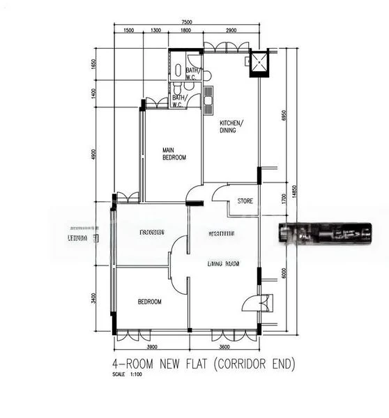 4 Room (4NG) HDB for Sale in  109 Ang Mo Kio Avenue 4 - Image 8